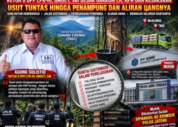 GETAH PINUS TNGC DALAM SOROTAN: KETUA II DPP LPK-RI, GMOCT, SBI DESAK GAKKUM LH, APH DAN KEJAKSAAN USUT TUNTAS HINGGA PENAMPUNG DAN ALIRAN UANGNYA 16
