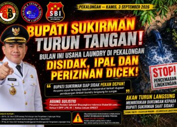 BUPATI SUKIRMAN TURUN TANGAN! PEKAN DEPAN USAHA LAUNDRY DI PEKALONGAN DISIDAK, IPAL DAN PERIZINAN DICEK 19