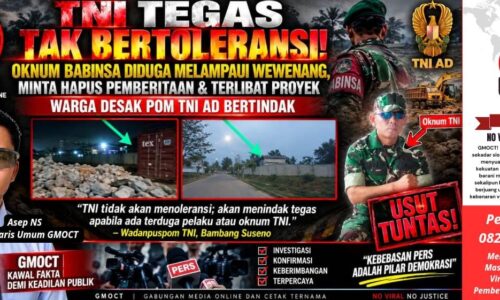 TNI Tegas Tak Bertoleransi! Oknum Babinsa Diduga Melampaui Wewenang, Minta Hapus Pemberitaan & Terlibat Proyek, Warga Desak POM TNI AD Bertindak 10