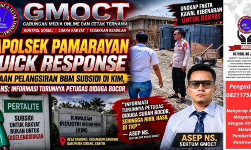 Kapolsek Pamarayan Quick Response Dugaan Pelangsiran BBM Subsidi di KIM, Asep NS: Informasi Turunnya Petugas Diduga Bocor 10