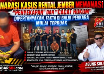 NARASI KASUS RENTAL JEMBER MEMANAS! “PENYEKAPAN” DAN “CACAT HUKUM” DIPERTANYAKAN, FAKTA DI BALIK PERKARA MULAI TERKUAK 16