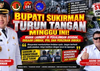 BUPATI SUKIRMAN TURUN TANGAN MINGGU INI! USAHA LAUNDRY DI PEKALONGAN DISIDAK, DUGAAN LIMBAH, IPAL DAN PERIZINAN DIBUKA 19