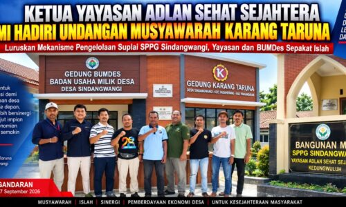 Ketua Yayasan Adlan Sehat Sejahtera Hadiri Musyawarah Karang Taruna, Polemik Rantai Pasok SPPG Sindangwangi Mengarah pada Islah 6