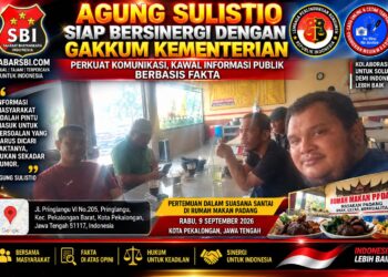 Agung Sulistio Siap Bersinergi dengan Gakkum Kementerian: Perkuat Komunikasi, Kawal Informasi Publik Berbasis Fakta 21