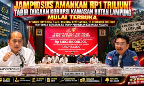 JAMPIDSUS AMANKAN RP1 TRILIUN! TABIR DUGAAN KORUPSI KAWASAN HUTAN LAMPUNG MULAI TERBUKA 6