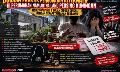 DUGAAN PRAKTIK PENGOBATAN ALTERNATIF DI KUNINGAN DISOROT: GARANSI 3 BULAN BERUJUNG TERAPI TAMBAHAN BERBAYAR 9