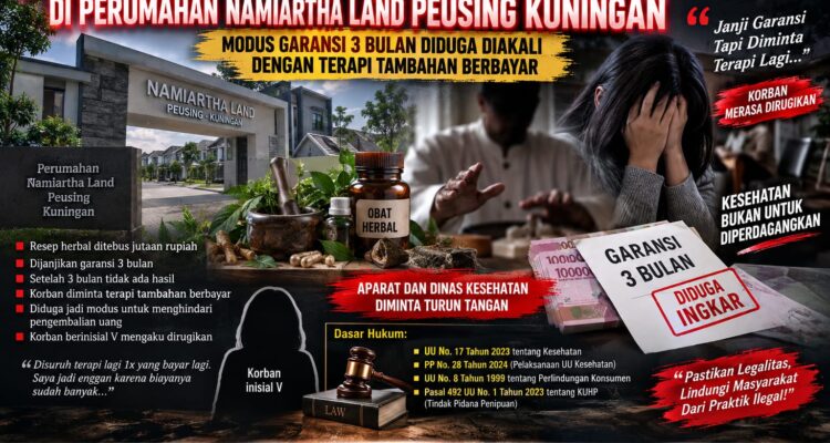 DUGAAN PRAKTIK PENGOBATAN ALTERNATIF DI KUNINGAN DISOROT: GARANSI 3 BULAN BERUJUNG TERAPI TAMBAHAN BERBAYAR 1