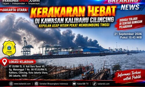 Kepulan Asap Tebal Membumbung di Kawasan Kalibaru Cilincing, Diduga Kebakaran Terjadi di Sekitar Pelabuhan 6