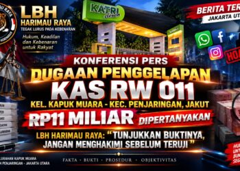 Tuduhan Penggelapan Kas RW 011 Kapuk Muara Senilai Rp11 Miliar Dipertanyakan, LBH Harimau Raya: Buka Bukti, Jangan Menghakimi Sebelum Teruji 18