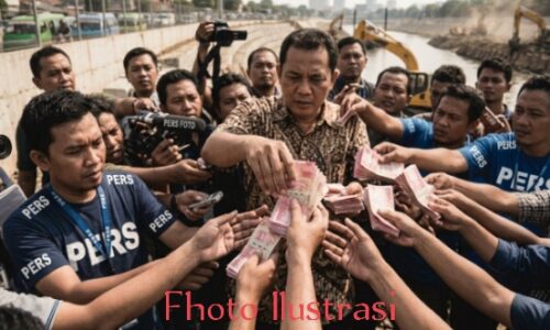 Dugaan Pembagian Uang kepada Oknum Wartawan Soroti Proyek Normalisasi Kali dan Betonisasi di Desa Pangkalan 10