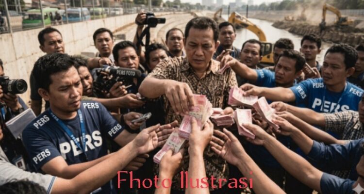 Dugaan Pembagian Uang kepada Oknum Wartawan Soroti Proyek Normalisasi Kali dan Betonisasi di Desa Pangkalan 1