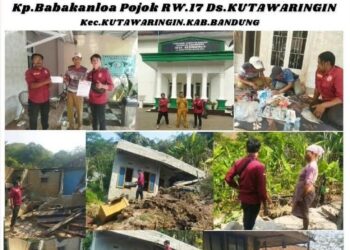 Relawan Anak Negri Teguhkan Kepedulian, Salurkan Bantuan Korban Longsor Kutawaringin 16