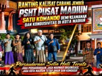 PSHT PUSAT MADIUN TEGASKAN PENOLAKAN, RANTING KALISAT JEMBER TURUN SATU KOMANDO JAGA KONDUSIVITAS PAM 12