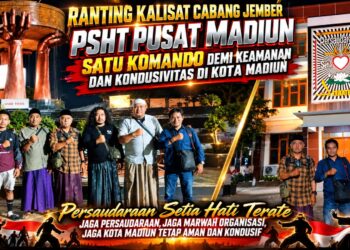 PSHT PUSAT MADIUN TEGASKAN PENOLAKAN, RANTING KALISAT JEMBER TURUN SATU KOMANDO JAGA KONDUSIVITAS PAM 19