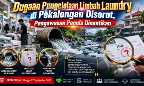 Dugaan Pengelolaan Limbah Laundry di Pekalongan Disorot, Pengawasan Pemda Dinantikan 10