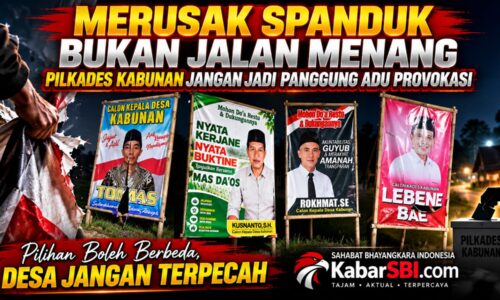 Spanduk Dirusak, Etika Demokrasi Dipertaruhkan: Pilkades Kabunan Jangan Berubah Jadi Adu Provokasi 10