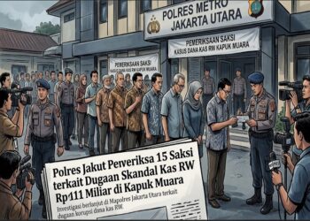 Polres Jakut Periksa 15 Saksi Terkait Dugaan Skandal Kas RW Rp11 Miliar di Kapuk Muara 18