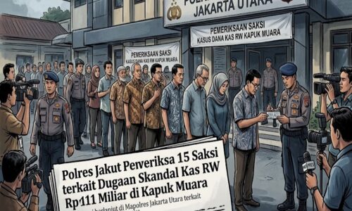 Polres Jakut Periksa 15 Saksi Terkait Dugaan Skandal Kas RW Rp11 Miliar di Kapuk Muara 10
