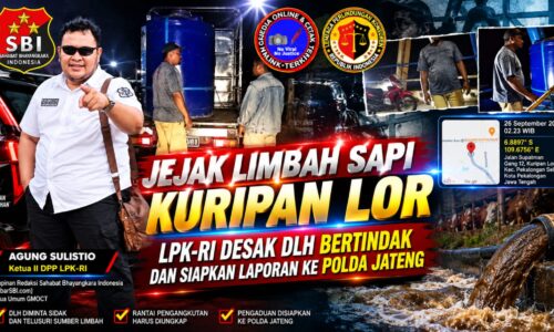 Jejak Limbah Sapi Kuripan Lor, LPK-RI Desak DLH dan Siapkan Laporan ke Polda Jateng 10
