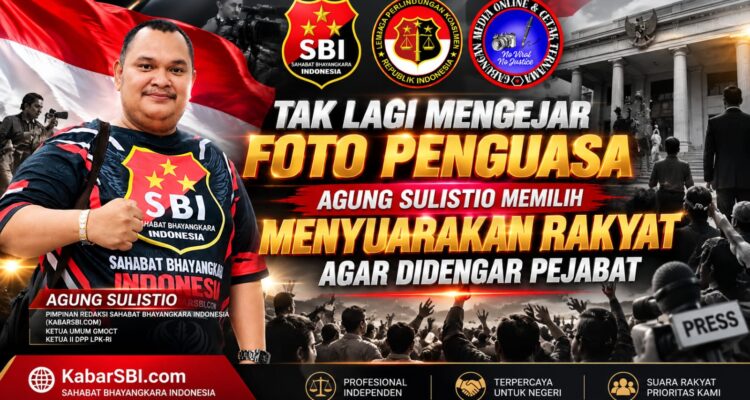 Tak Lagi Mengejar Foto Penguasa, Agung Sulistio Memilih Menyuarakan Rakyat agar Didengar Pejabat 2