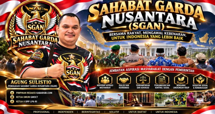 Agung Sulistio Gagas SGAN, Organisasi yang Disiapkan Jadi Jembatan Aspirasi Rakyat dan Pemerintah 1