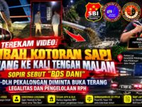 TEREKAM VIDEO! LIMBAH KOTORAN SAPI DIBUANG KE KALI TENGAH MALAM, SOPIR SEBUT “BOS DANI” — APH-DLH PEKALONGAN DIMINTA BUKA TERANG 11