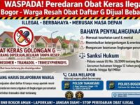 Obat Keras Golongan G Jenis Heximer, Tramadol & Trihexyphenidyl Diduga Dijual Bebas di Kawasan BNR Wilayah Hukum Polsek Tamansari 10