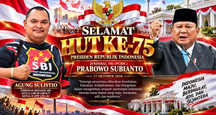 HUT ke-75 Presiden Prabowo Subianto, Agung Sulistio Sampaikan Doa dan Harapan untuk Indonesia yang Maju dan Berdaulat 3
