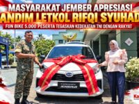Masyarakat Jember Apresiasi Dandim Letkol Rifqi Syuhada, Fun Bike 5.000 Peserta Tegaskan Kedekatan TNI dengan Rakyat 10