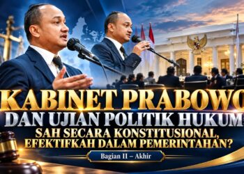Kabinet Prabowo dan Ujian Politik Hukum: Sah Secara Konstitusional, Efektifkah dalam Pemerintahan? 17