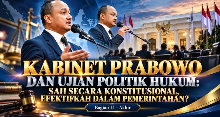 Kabinet Prabowo dan Ujian Politik Hukum: Sah Secara Konstitusional, Efektifkah dalam Pemerintahan? 2