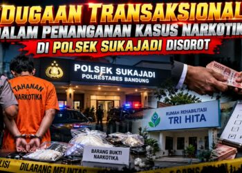 Dugaan Transaksional dalam Penanganan Kasus Narkotika di Polsek Sukajadi Disorot 16
