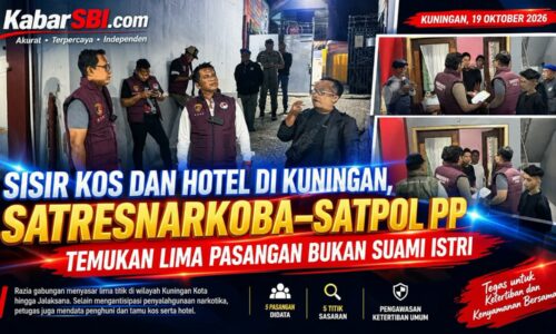 SISIR KOS DAN HOTEL DI KUNINGAN, SATRESNARKOBA–SATPOL PP TEMUKAN LIMA PASANGAN BUKAN SUAMI ISTRI 10