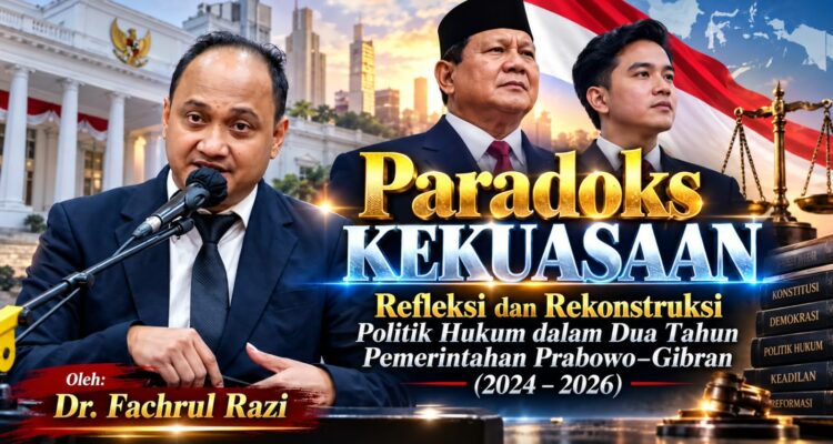 Paradoks Kekuasaan: Refleksi Dan Rekonstruksi Politik Hukum Dalam Dua Tahun Pemerintahan Prabowo–Gibran (2024–2026) 1