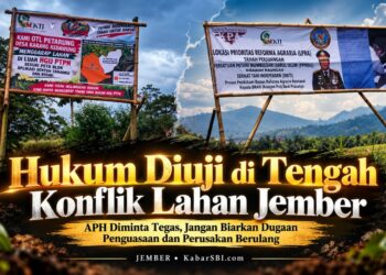 Hukum Diuji di Tengah Konflik Lahan Jember: APH Diminta Tegas, Jangan Biarkan Dugaan Penguasaan dan Perusakan Berulang 16