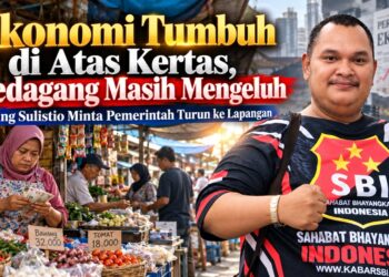 Ekonomi Tumbuh di Atas Kertas, Pedagang Masih Mengeluh: Agung Sulistio Minta Pemerintah Turun ke Lapangan 16