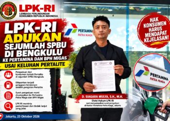 LPK-RI Adukan Sejumlah SPBU di Bengkulu ke Pertamina dan BPH Migas Usai Keluhan Konsumen Pertalite 17