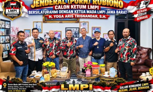 Jenderal (Purn) Rubiono, Calon Ketum LMPI, Bersilaturahmi dengan Ketua Mada LMPI Jawa Barat H. Yoga Aris Trisnandar 6