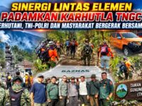 SINERGI LINTAS ELEMEN PADAMKAN KARHUTLA TNGC, PERHUTANI, TNI-POLRI DAN MASYARAKAT BERGERAK BERSAMA 23