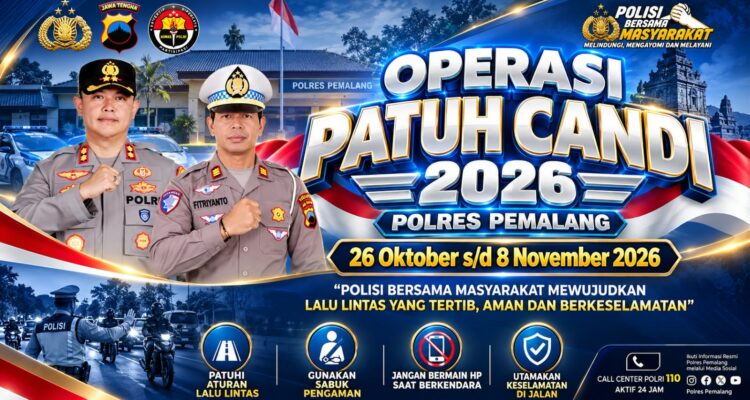 Polres Pemalang Gelar Operasi Patuh Candi 2026, Fokus Tingkatkan Disiplin dan Keselamatan Berlalu Lintas 2