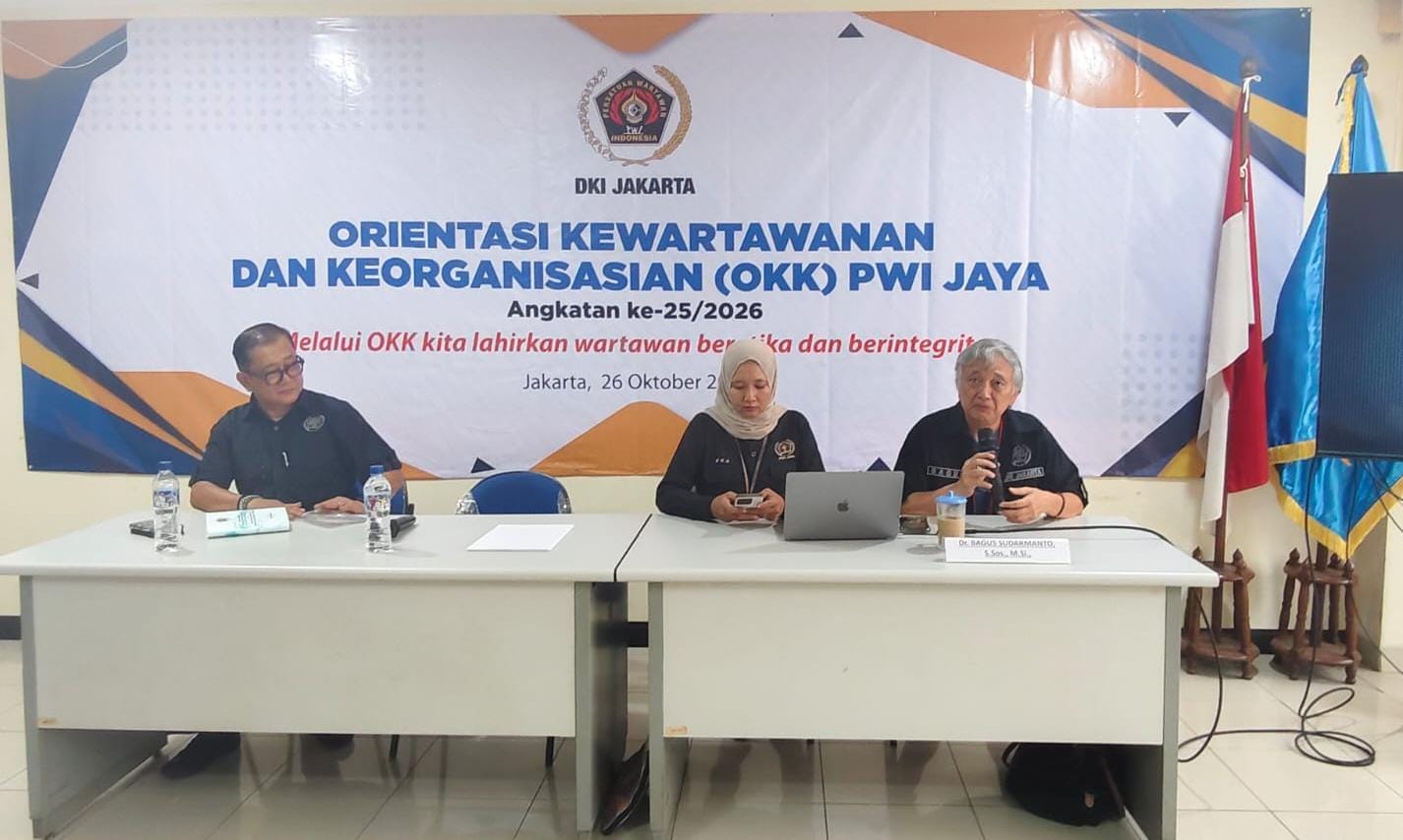 Ketua PWI Jaya Kesit B Handoyo Buka OKK - 26: Wartawan Lolos UKW dan OKK Bakal Punya Hak di Konferpov 2 Ketua PWI Jaya Kesit B Handoyo Buka OKK - 26: Wartawan Lolos UKW dan OKK Bakal Punya Hak di Konferpov 2