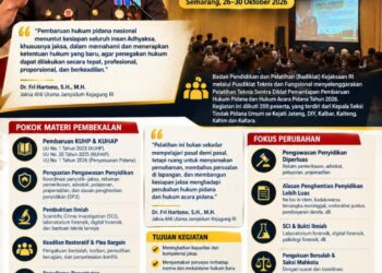 Jaksa Ahli Utama Dr Fri Hartono Berikan Pembekalan Kepada 200 Peserta Terkait Teknis Sentra Pemantapan Pembaruan KUHP dan KUHAP 17