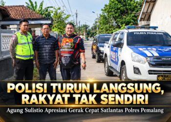 Polisi Turun Langsung, Rakyat Tak Sendiri: Agung Sulistio Apresiasi Gerak Cepat Satlantas Polres Pemalang 16