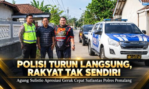 Polisi Turun Langsung, Rakyat Tak Sendiri: Agung Sulistio Apresiasi Gerak Cepat Satlantas Polres Pemalang 10