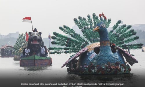 Festival Perahu Cilung Pamerkan Karya Seni Limbah Plastik 7